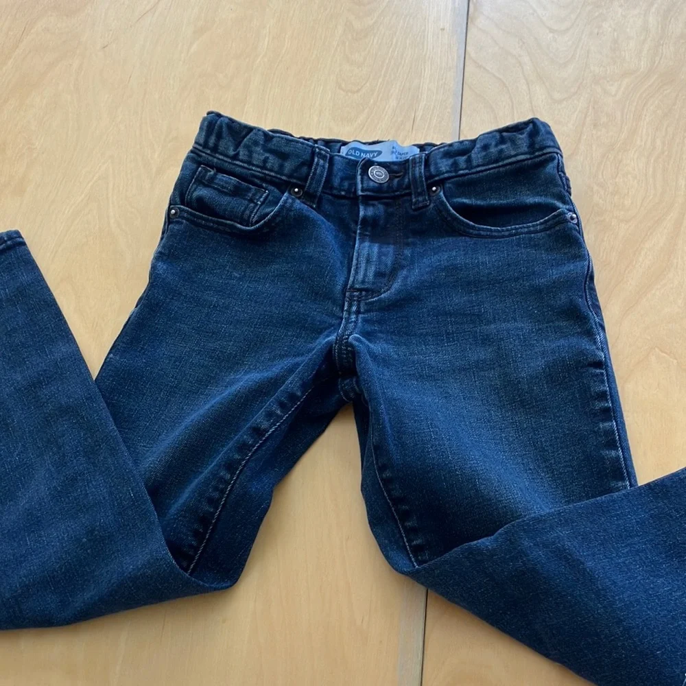 Old Navy Kids‎ Dark Blue Jeans size 8 adjustable waist
